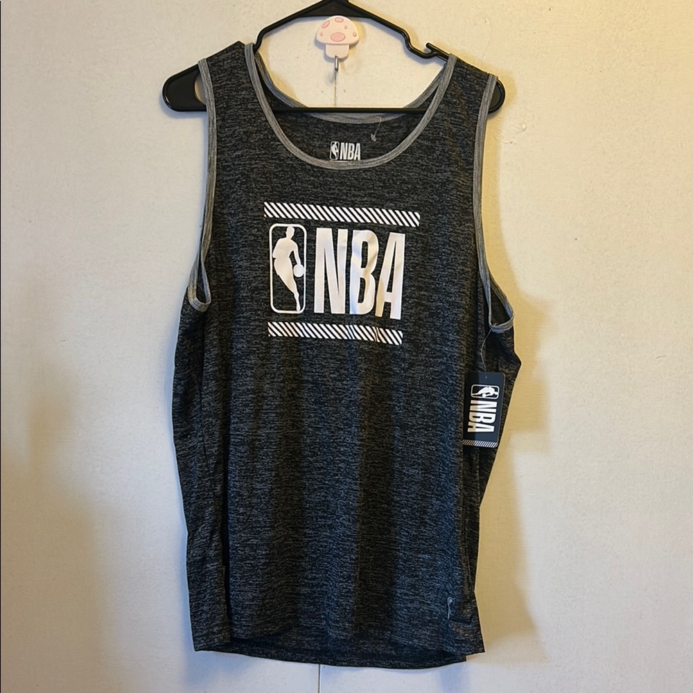 NBA Charcoal Sleeveless Top Size L